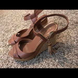 Ralph Lauren espadrilles wedges size 9